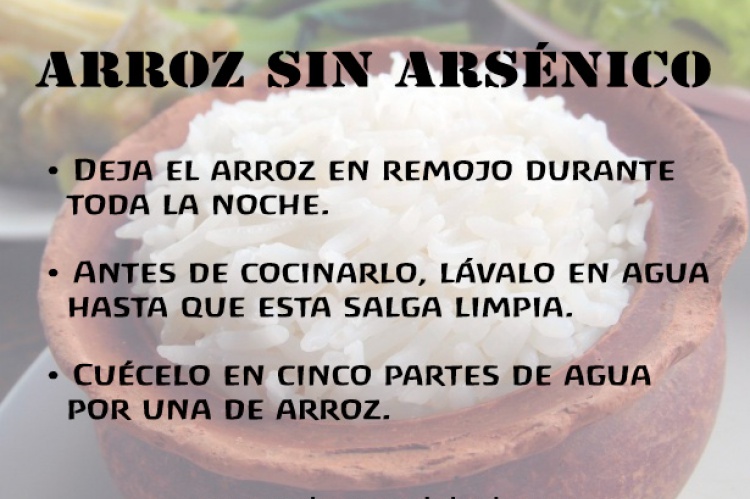 Arroz sin arsénico